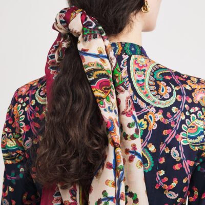 Etro Cotton-Silk Paisley Scarf - Image 3
