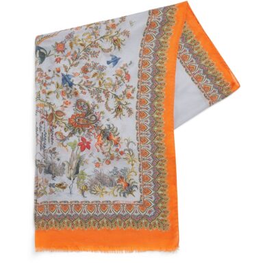 Etro Cotton-Silk Printed Scarf - Image 1