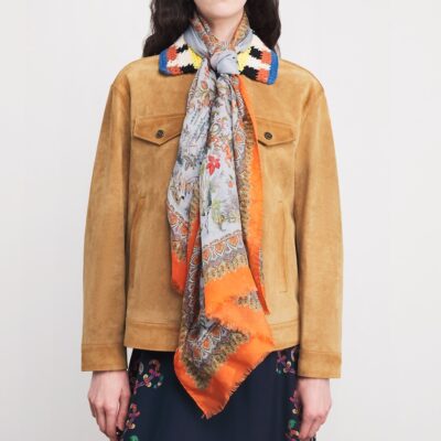 Etro Cotton-Silk Printed Scarf - Image 2
