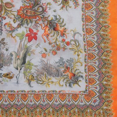 Etro Cotton-Silk Printed Scarf - Image 4