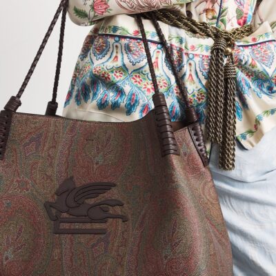 Etro Large Paisley Arnica Libra Tote Bag - Image 4
