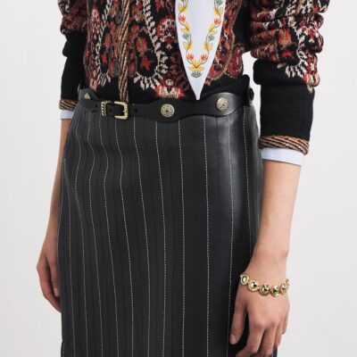 Etro Leather Studded Belt - Image 2