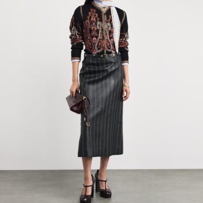 Etro Leather Studded Belt - Image 3