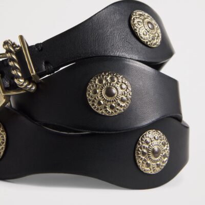 Etro Leather Studded Belt - Image 5