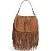 Etro Medium Suede Fringed Pony Shoulder Bag - Image 1