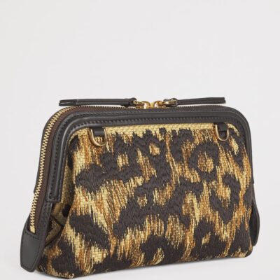 Etro Raffia Embroidered Doc Cross-Body Bag - Image 3