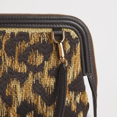 Etro Raffia Embroidered Doc Cross-Body Bag - Image 5