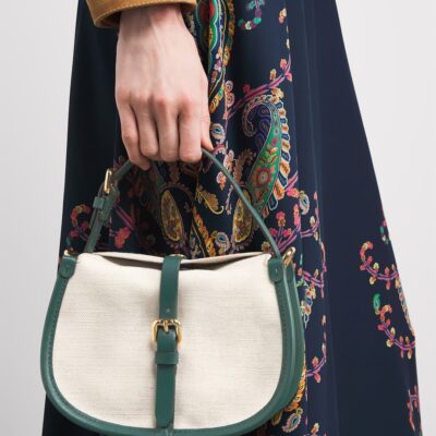 Etro Small Canvas Pony Cross-Body Bag - Image 2