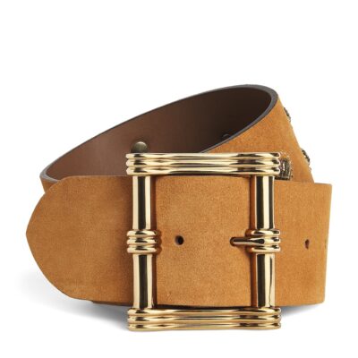 Etro Suede Studded Wide Belt - Image 1