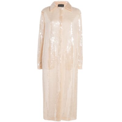 Fabiana Filippi Linen-Blend Embellished Shawl - Image 5