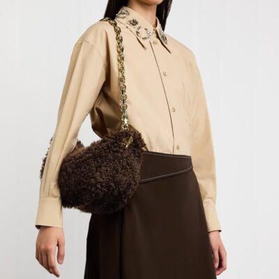 Fabiana Filippi Medium Shearling Shoulder Bag - Image 2