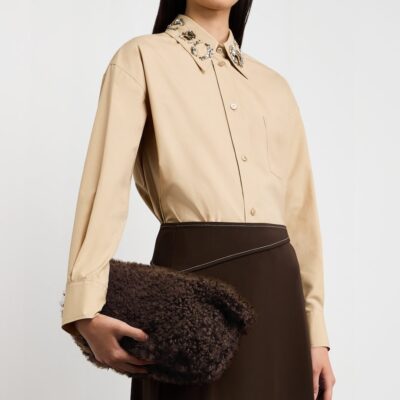 Fabiana Filippi Medium Shearling Shoulder Bag - Image 3