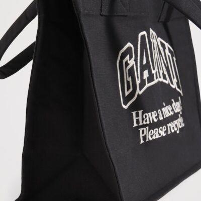 GANNI Large Recycled Cotton Tote Bag - Image 4