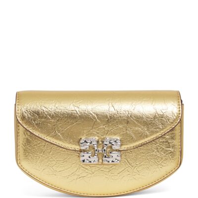 GANNI Metallic Lulu Cross-Body Bag - Image 1