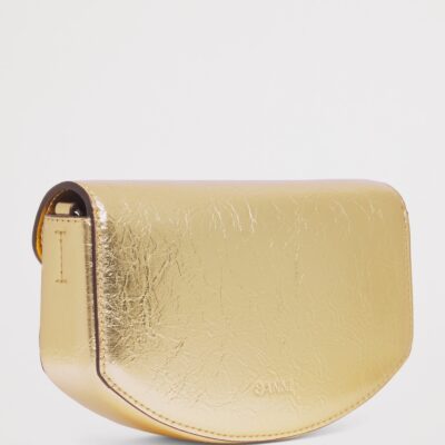 GANNI Metallic Lulu Cross-Body Bag - Image 3