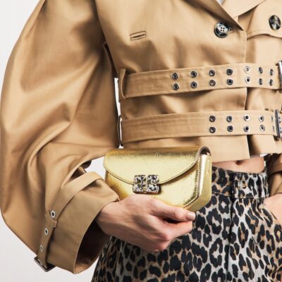 GANNI Metallic Lulu Cross-Body Bag - Image 4