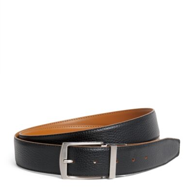 Giorgio Armani Brushed Palladium-Plated GA Logo Belt Buckle - Image 2