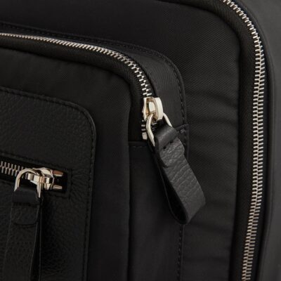 Giorgio Armani Leather-Trim Backpack - Image 5