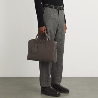 Giorgio Armani Leather Briefcase - Image 5