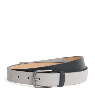 Giorgio Armani Leather Logo Belt - Image 1
