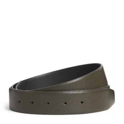 Giorgio Armani Leather Reversible Belt Strap - Image 4