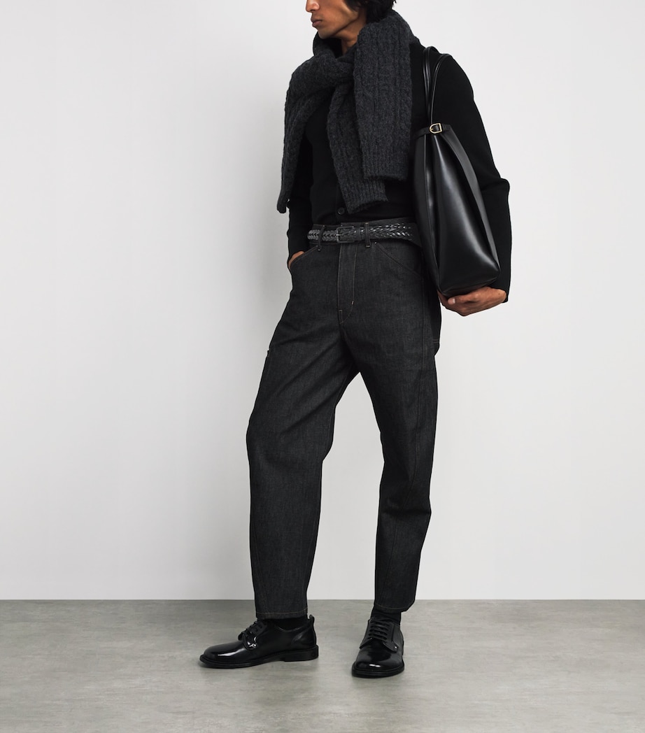 Giorgio Armani Leather Woven Belt - Image 3