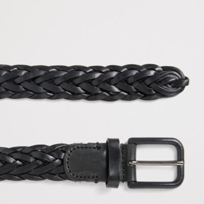 Giorgio Armani Leather Woven Belt - Image 4