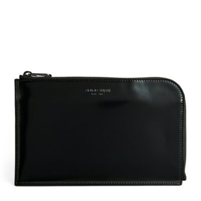 Giorgio Armani Leather Zip-Around Wallet - Image 1
