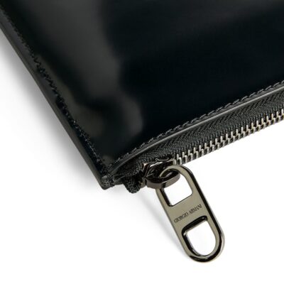 Giorgio Armani Leather Zip-Around Wallet - Image 4