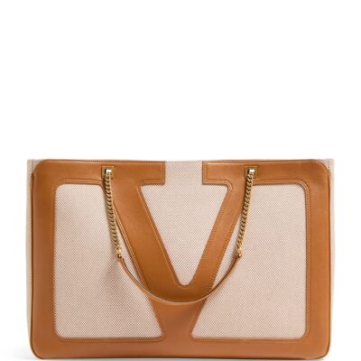 Giorgio Armani Satin Rose Gold-Plated GA Logo Belt Buckle - Image 2