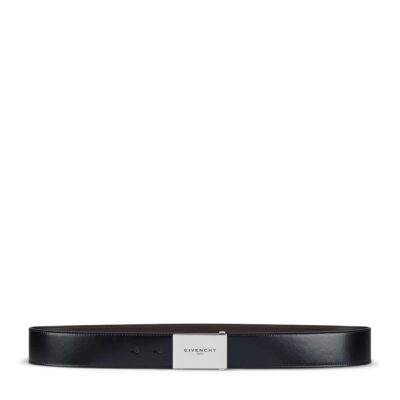 Givenchy Leather Reversible Label Belt - Image 1