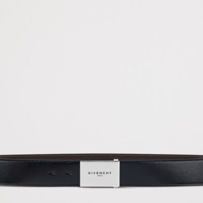 Givenchy Leather Reversible Label Belt - Image 5