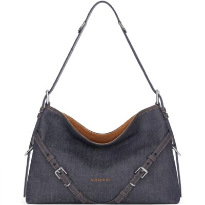 Givenchy Medium Denim Voyou Shoulder Bag - Image 1
