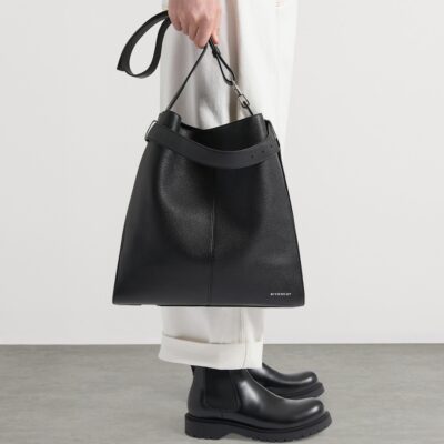 Givenchy Medium Leather Belted Shoulder Bag - Image 3