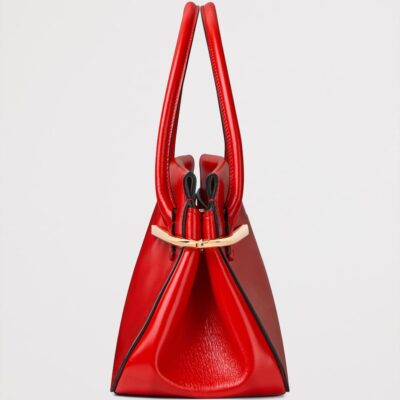 Givenchy Medium Leather Pinch Top-Handle Bag - Image 3