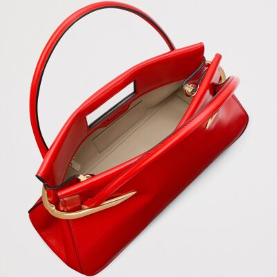 Givenchy Medium Leather Pinch Top-Handle Bag - Image 5