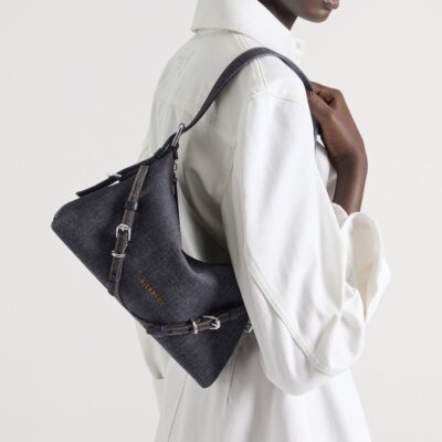 Givenchy Mini Denim Voyou Shoulder Bag - Image 2