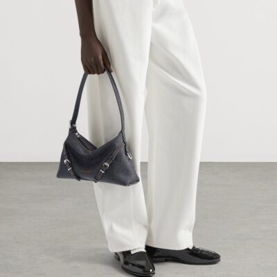 Givenchy Mini Denim Voyou Shoulder Bag - Image 3