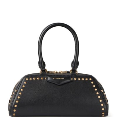 Givenchy Mini Leather Antigona Cube East-West Top-Handle Bag - Image 1