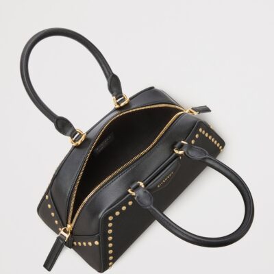 Givenchy Mini Leather Antigona Cube East-West Top-Handle Bag - Image 5