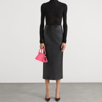 Givenchy Mini Leather Pinch Top-Handle Bag - Image 2