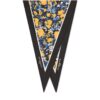 Givenchy Silk Floral Print Diamond Scarf - Image 1