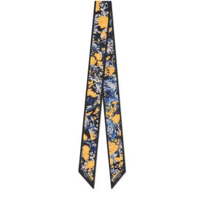 Givenchy Silk Floral Print Maxi Bandeau - Image 4