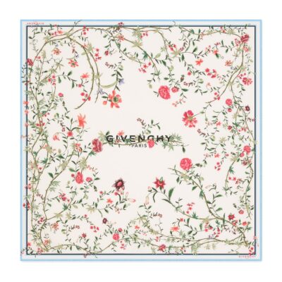 Givenchy Silk Floral Square Shawl - Image 1