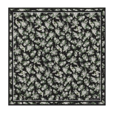 Givenchy Silk Logo Pocket Square - Image 2