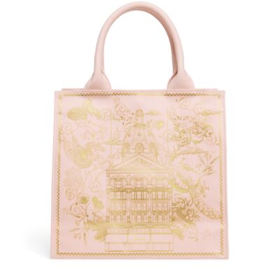 Harrods Small Cotton Logo Tote Bag - Image 4
