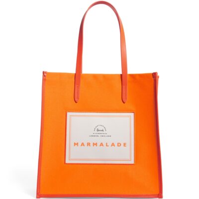 Harrods Small Cotton Logo Tote Bag - Image 5