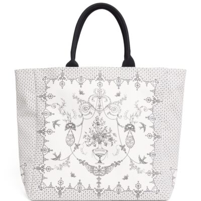 Harrods Small Embroidered Logo Tote Bag - Image 2