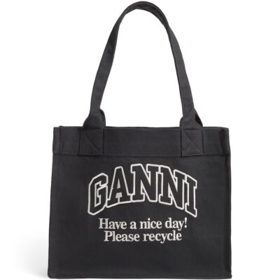Harrods Small Embroidered Logo Tote Bag - Image 2
