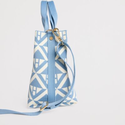 Harrods Small Geometric Tote Bag - Image 3